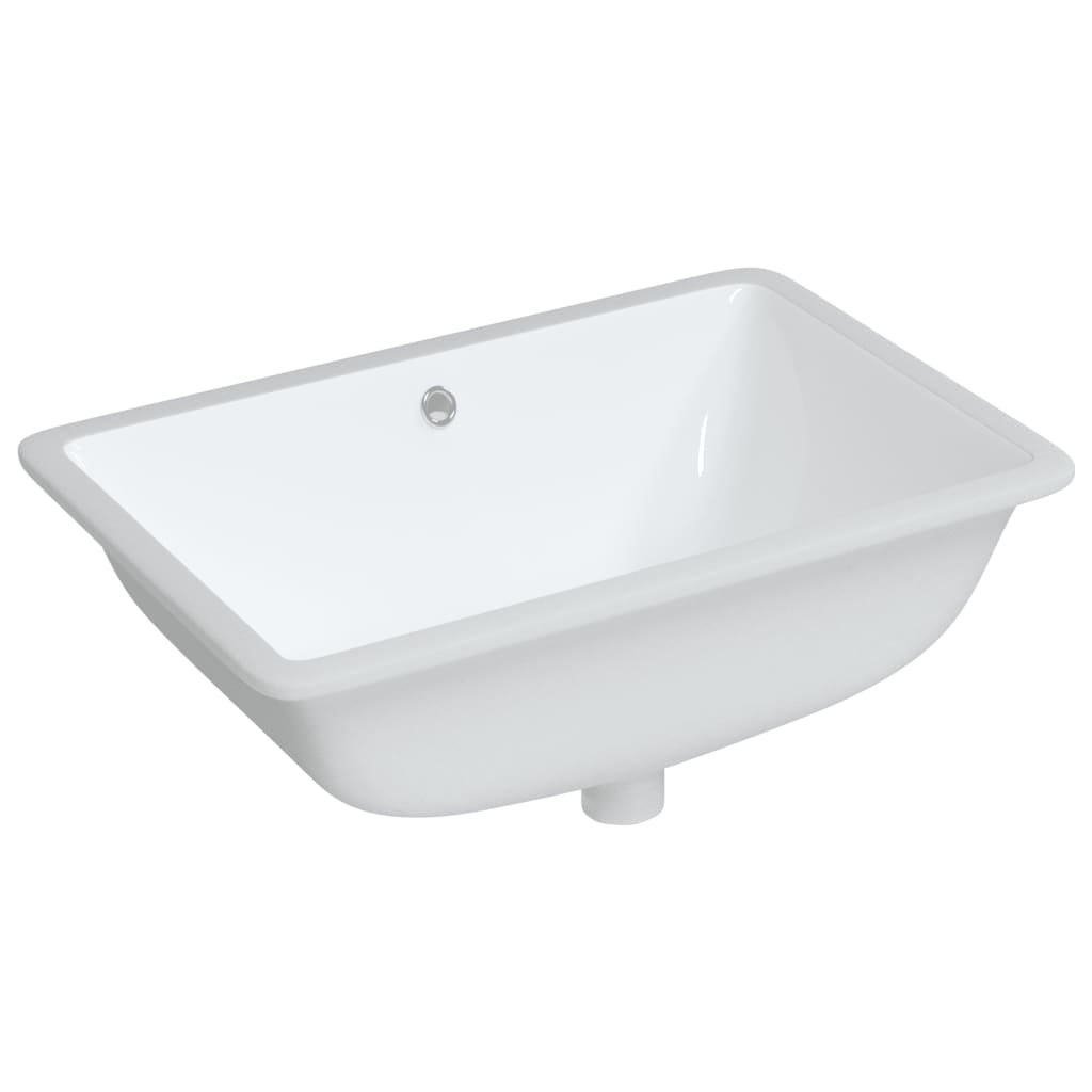 Vidaxl Washbasin Rectangular 60x40x21 cm bianco ceramico