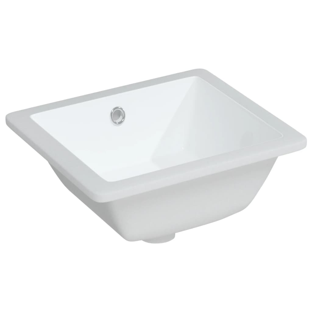 Vidaxl Washbasin Rectangular 36x31.5x16.5 cm bianco ceramico