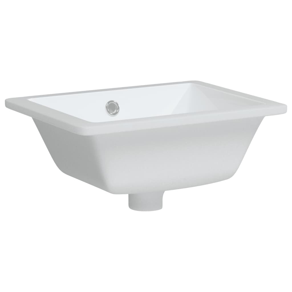 Vidaxl Washbasin rectangular 39x30x18.5 cm de cerámica blanca