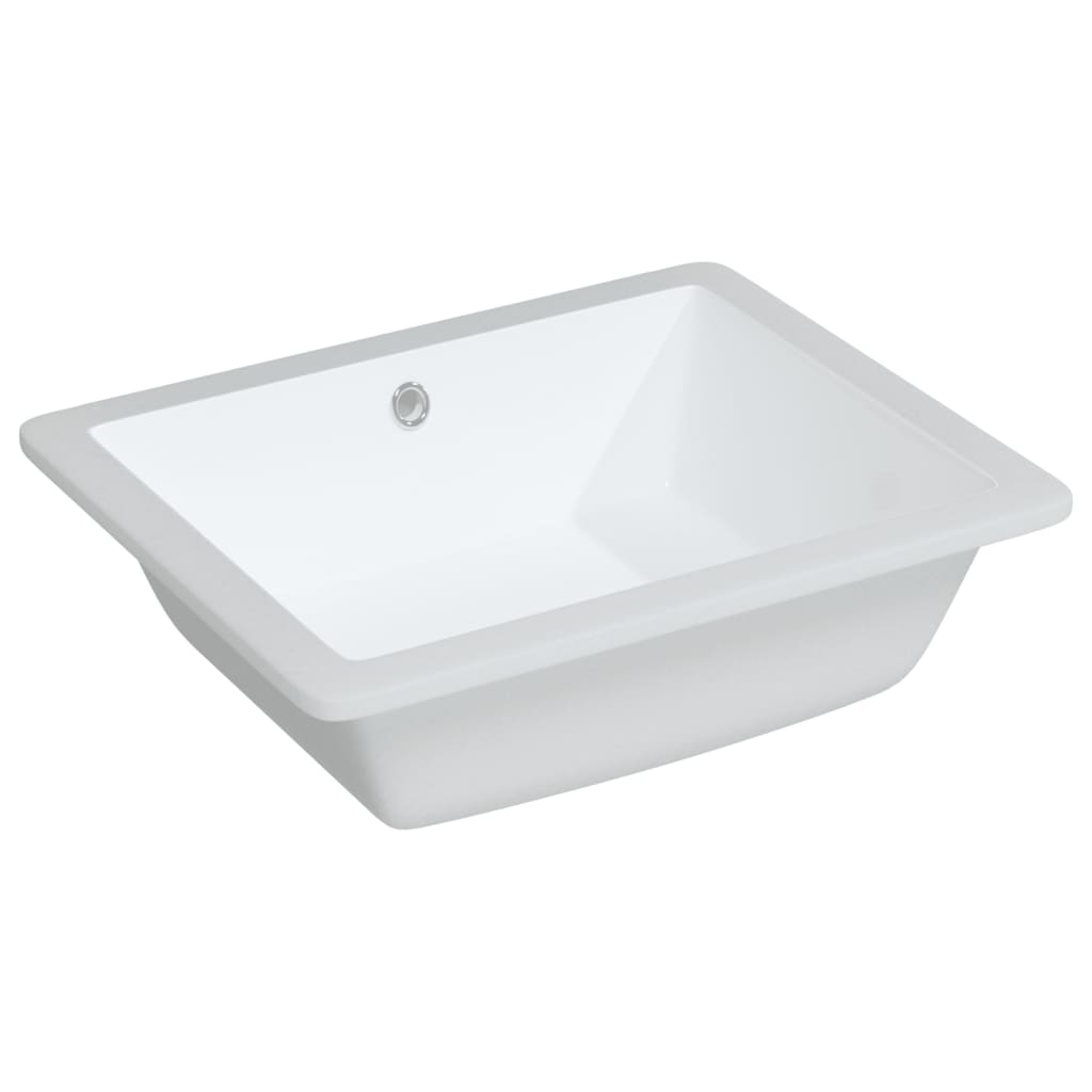 Vidaxl Washbasin Rectangular 50x40.5x18.5 cm bianco ceramico