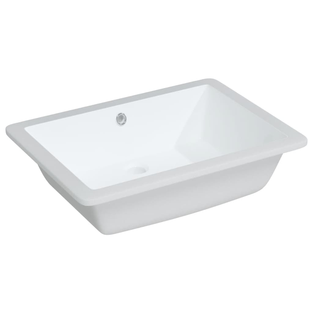 Vidaxl Washbasin Rectangular 55.5x40x18,5 cm bianco ceramico
