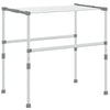 Stendino VidaXL 83x(50-55)x(40-85) cm alluminio