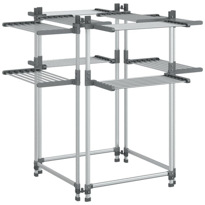 Vidaxl Washrek 107x107x120 CM Aluminium