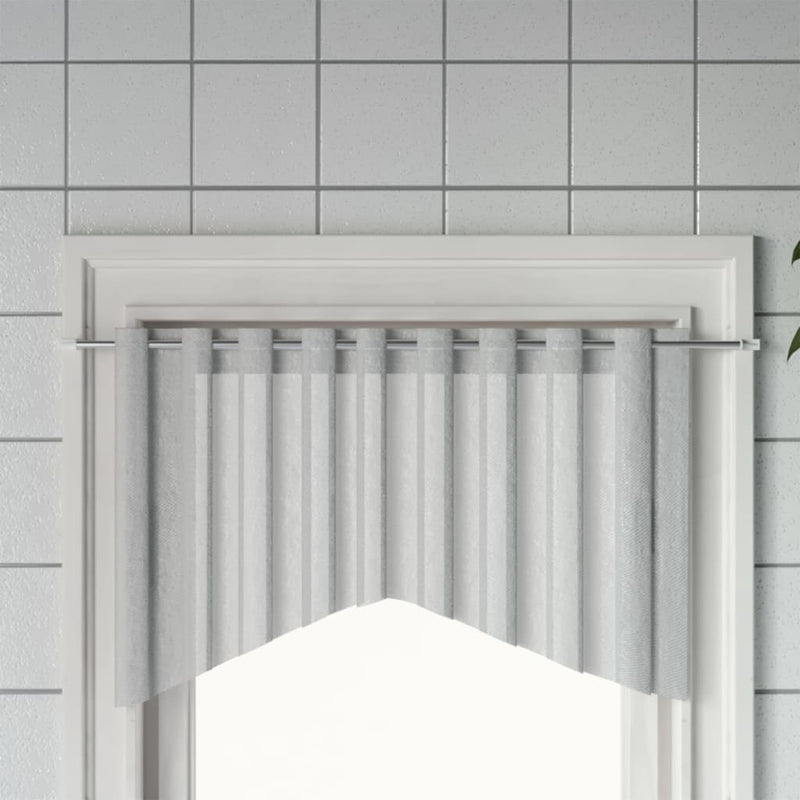 Terrena Vidaxl 2 PC 90-130 CM Alluminio bianco e argento colorato