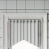 Terrena Vidaxl Rails 2 PC 60-105 cm in alluminio bianco e argento color argento