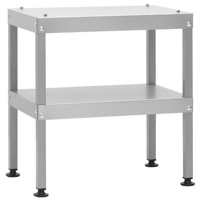 Mesa de Vidaxl para horno fumador 40x28x44.5 cm de acero galvanizado