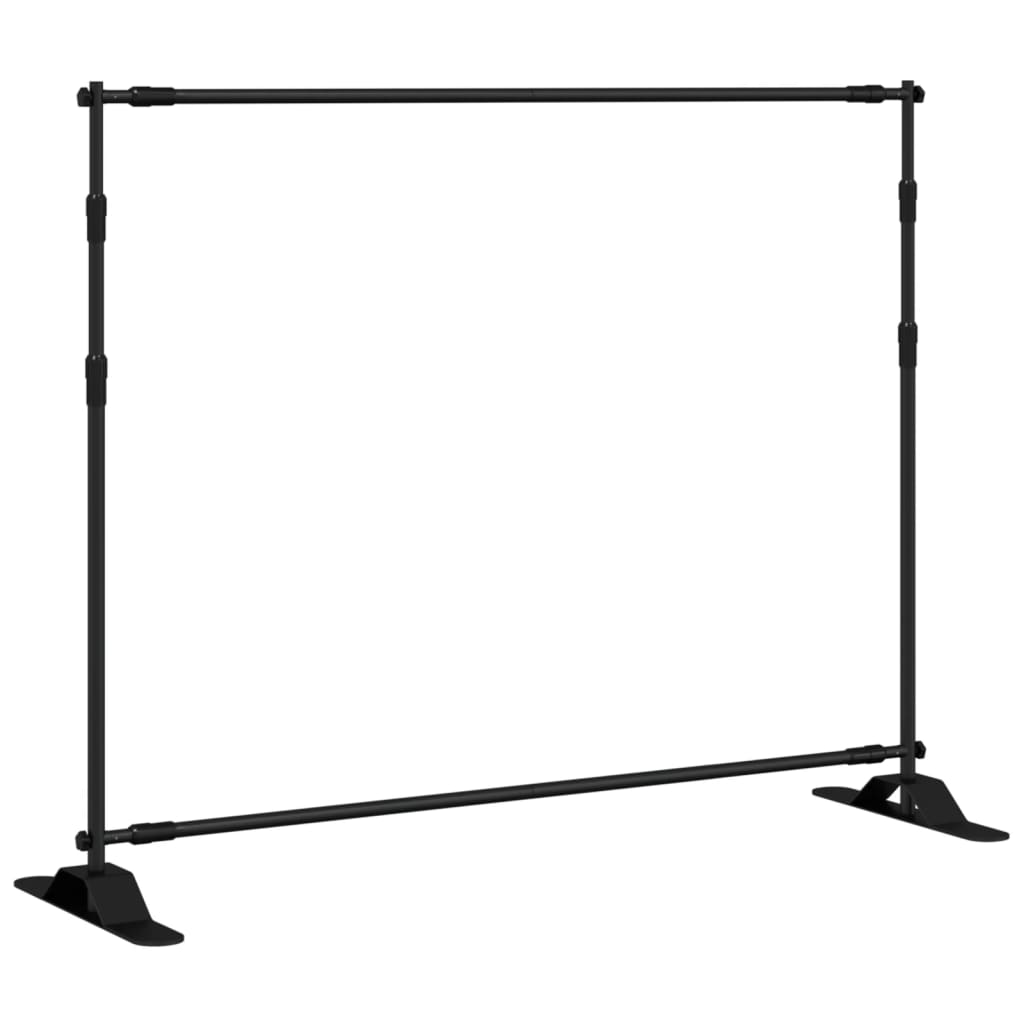 VIDAXL STANDARD STANDARD 254x243 cm Acciaio nero