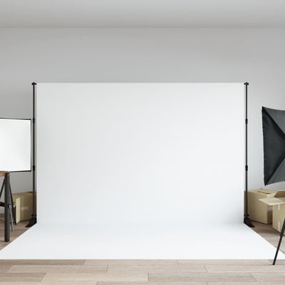 Estándar de fondo Vidaxl 305x243 cm de acero negro