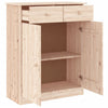 Vidaxl schoenenkast alta 77x35x96 cm massief grenenhout