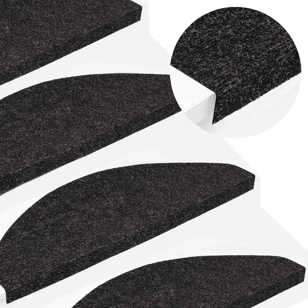 Vidaxl tappetini per autoadesivo 10 pezzi 65x22.5x3,5 cm antracite -lorato