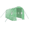 Vidaxl tuinkas met stalen frame 8 m² 4x2x2 m