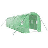 VidaXL TUINKAS with steel frame 16 m² 8x2x2 m green - afbeelding 2