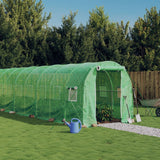 VidaXL TUINKAS with steel frame 16 m² 8x2x2 m green - afbeelding 1