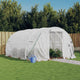 Serra Vidaxxl con struttura in acciaio bianca 12 m² 4x3x2 m
