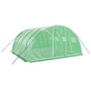 Vidaxl tuinkas con telaio in acciaio 16 m² 4x4x2 m verde