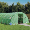Vidaxl Tuinkas con marco de acero 80 m² 20x4x2 m verde