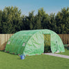 Vidaxl tuinkas con telaio in acciaio 20 m² 5x4x2,3 m verde