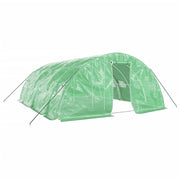 VidaXL Tuinkas met stalen frame 30 m² 6x5x2,3 m groen - afbeelding 2