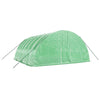 Vidaxl Tuinkas con marco de acero 36 m² 6x6x2.85 m verde