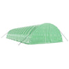 Vidaxl tuinkas con telaio in acciaio 96 m² 16x6x2,85 m verde
