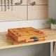 Vidaxl Table Work Bench con vizio 52x44x9,5 cm Acacia Solid Wood