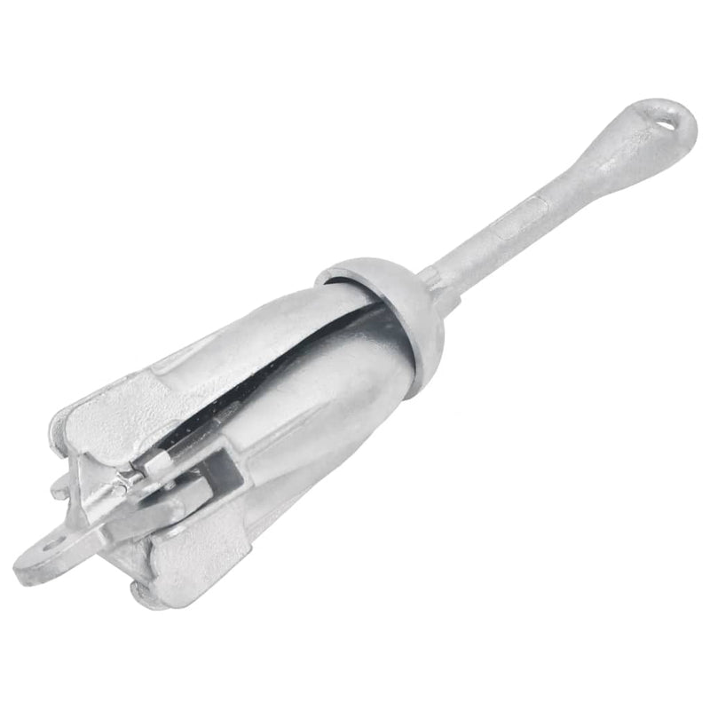 VIDAXL CLASCIBILE 8 kg Silver in ghisa zincata termicamente