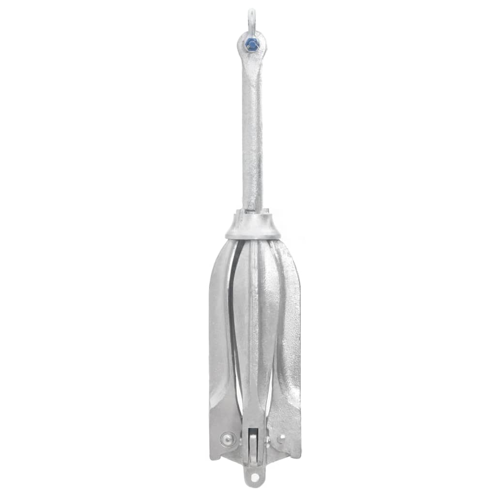 Vidaxl plegable 10 kg de plata galvanizada térmicamente