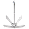 Vidaxl plegable 10 kg de plata galvanizada térmicamente