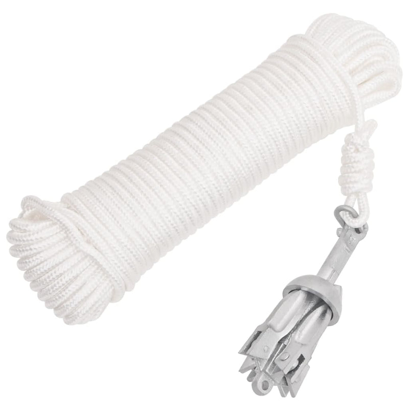 Vidaxl con cuerda plegable 0.7 kg de hierro fundido galvanizado térmicamente