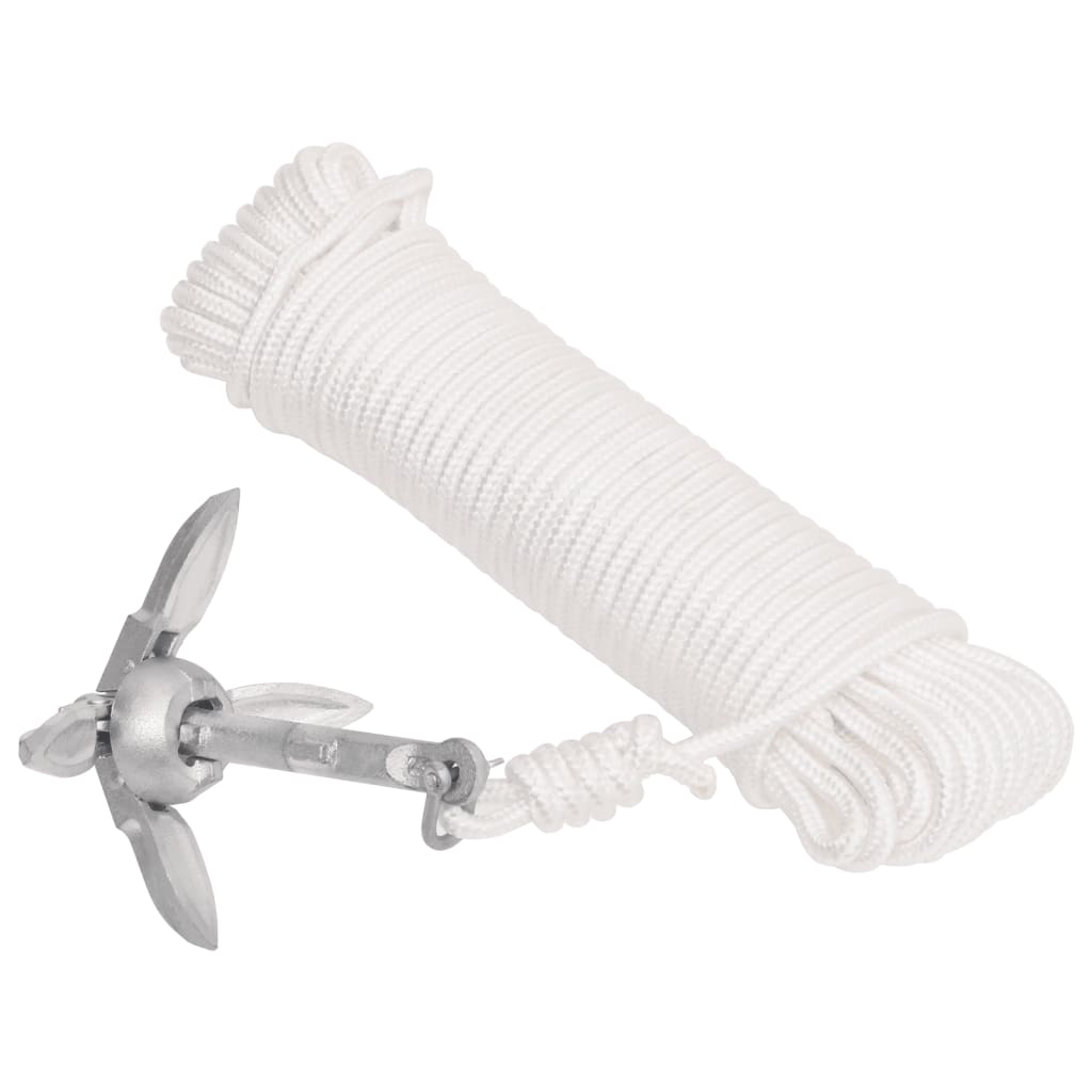Vidaxl con cuerda plegable 0.7 kg de hierro fundido galvanizado térmicamente