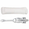 Vidaxl con cuerda plegable 4 kg de hierro fundido galvanizado térmicamente