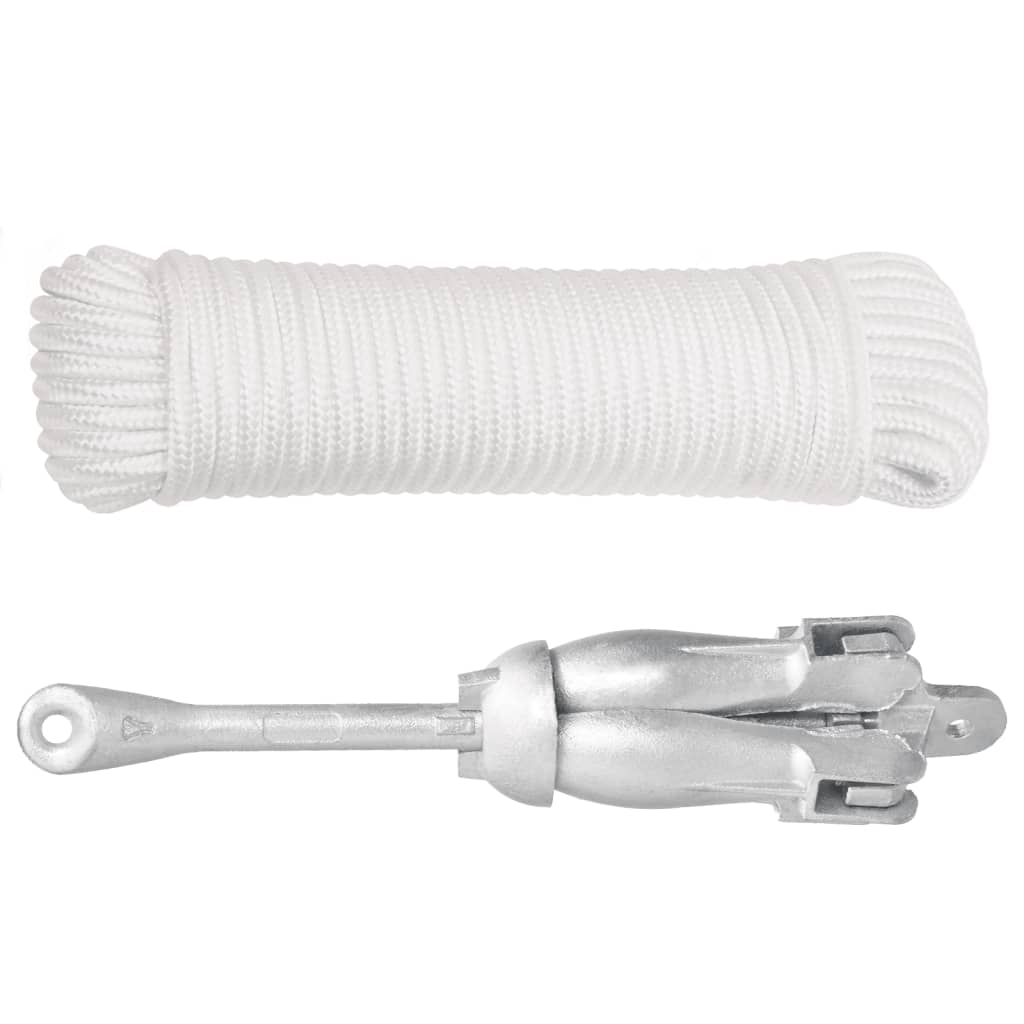 Vidaxl con corda pieghevole 6 kg di ghisa zincata termicamente