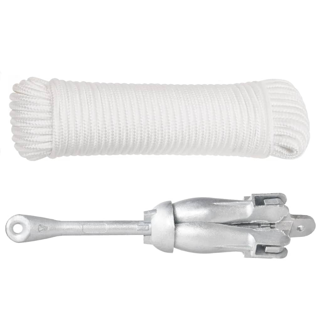 Vidaxl con ghisa pieghevole da 8 kg in ghisa zincata