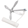 Vidaxl con cuerda plegable 12 kg de hierro fundido galvanizado térmicamente