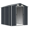Vidaxl Garden Shed 191x215x198 cm Antracite in acciaio zincato