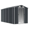 Vidaxl Garden Shed 191x385x198 cm Antracite in acciaio zincato