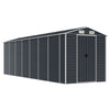 Vidaxl Garden Shed 191x640x198 cm de acero galvanizado antracita