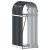 Archite Vidaxl Firewood 40x45x100 cm Antracite in acciaio galvanizzato