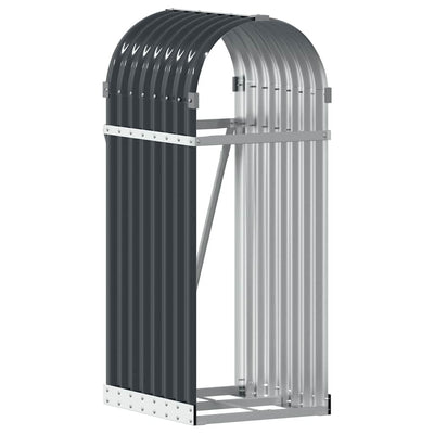 Vidaxl houthouder antraciet 40x45x100 cm gegalvaniseerd staal