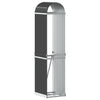 Vidaxl houthouder antraciet 40x45x170 cm gegalvaniseerd staal
