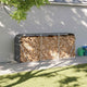 Vidaxl houthouder antraciet 234x45x100 cm gegalvaniseerd staal