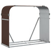 Vidaxl Firewood Storage 120x45x100 cm in acciaio zincato