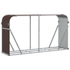Vidaxl Firewood Storage 180x45x100 cm in acciaio zincato