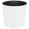 Planificador de Vidaxl con Bak Rattan Bak Look 15 15.3 L PP White