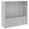Vidaxl Bird Cage 215x78x200 cm grigio galvanizzato