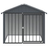 Vidaxl loft con techo 117x103x102 cm de acero galvanizado negro
