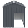 Vidaxl loft con techo 117x153x123 cm de acero galvanizado antracita