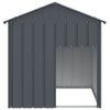 Vidaxl Loft con techo 117x1033x123 cm de acero galvanizado antracita