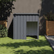 Vidaxl hondenhok met dak antraciet 110x103x109 cm gegalvaniseerd staal