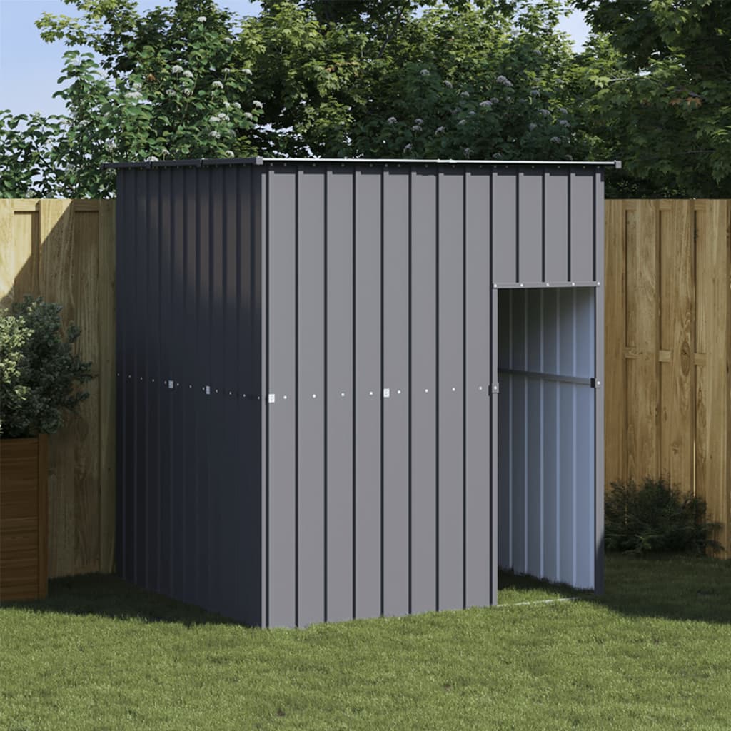 Vidaxl Loft con techo de 165x153x181 cm de acero galvanizado antracita
